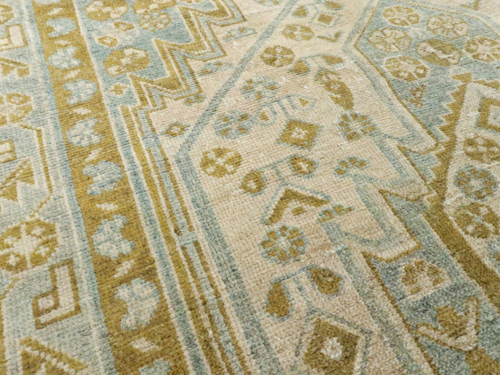 Vintage Persian Malayer Accent Rug, No.28645 - Galerie Shabab