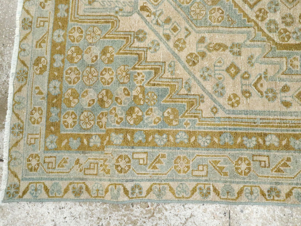 Vintage Persian Malayer Accent Rug, No.28645 - Galerie Shabab