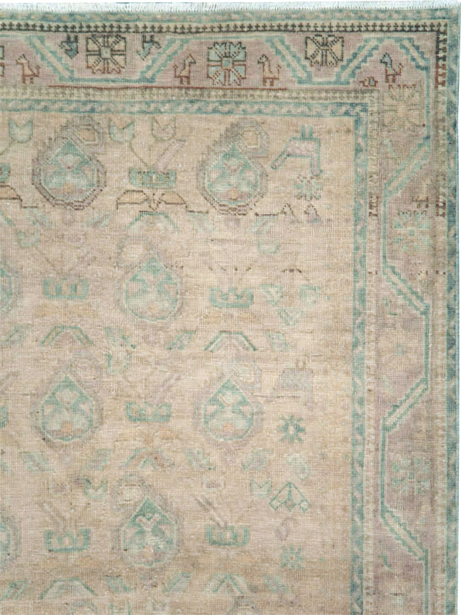 Vintage Persian Afshar Accent Rug, No.28647 - Galerie Shabab