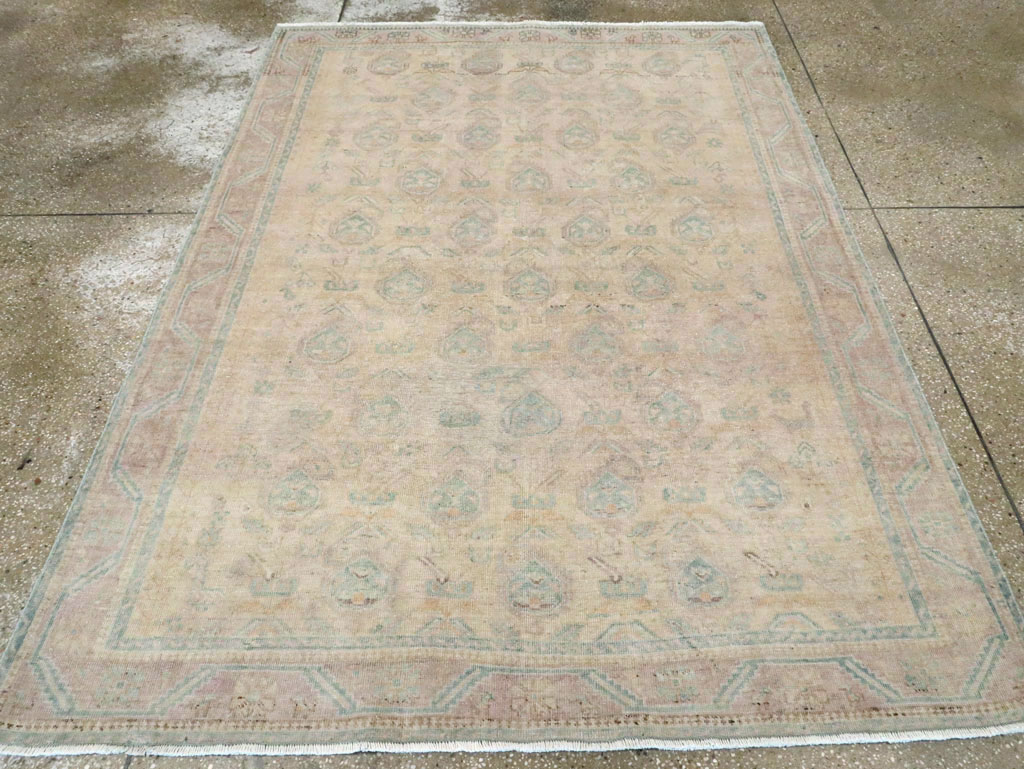 Vintage Persian Afshar Accent Rug, No.28647 - Galerie Shabab