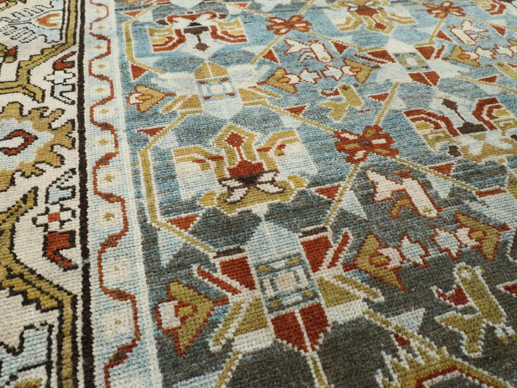 Vintage Persian Malayer Accent Rug, No.28648 - Galerie Shabab