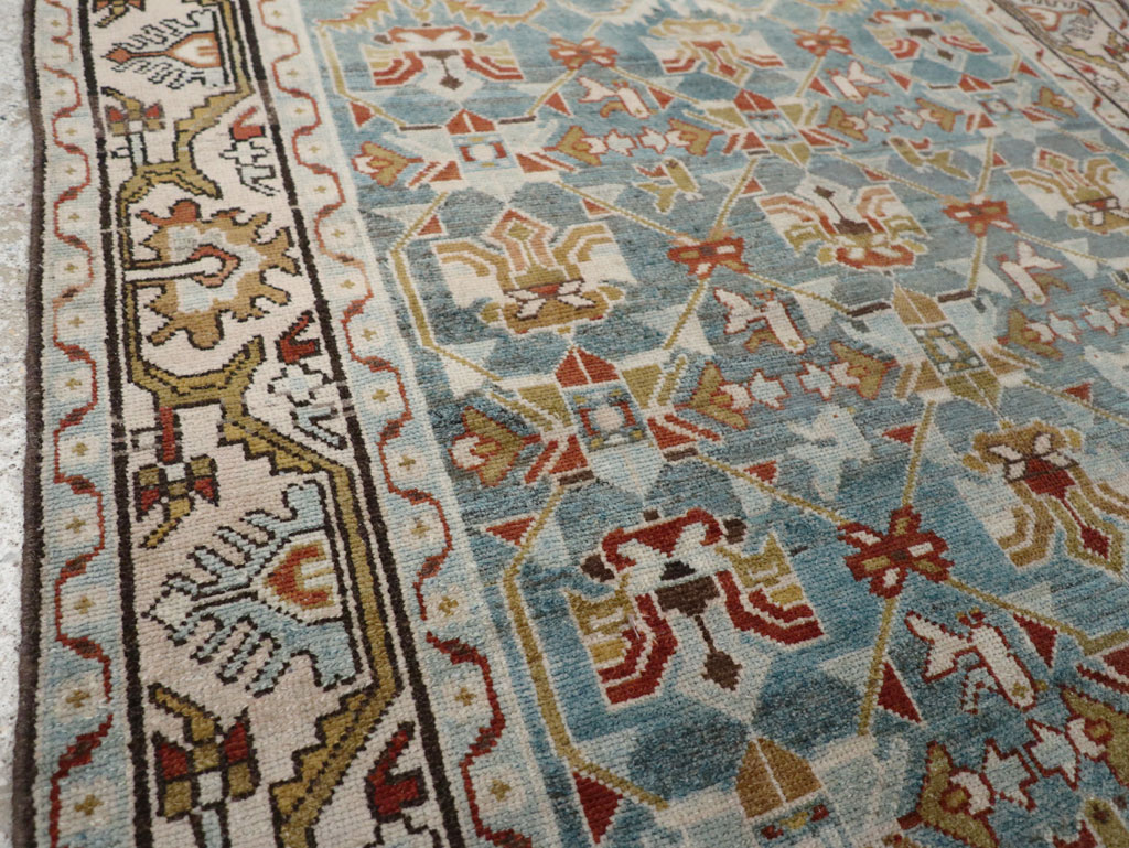 Vintage Persian Malayer Accent Rug, No.28648 - Galerie Shabab