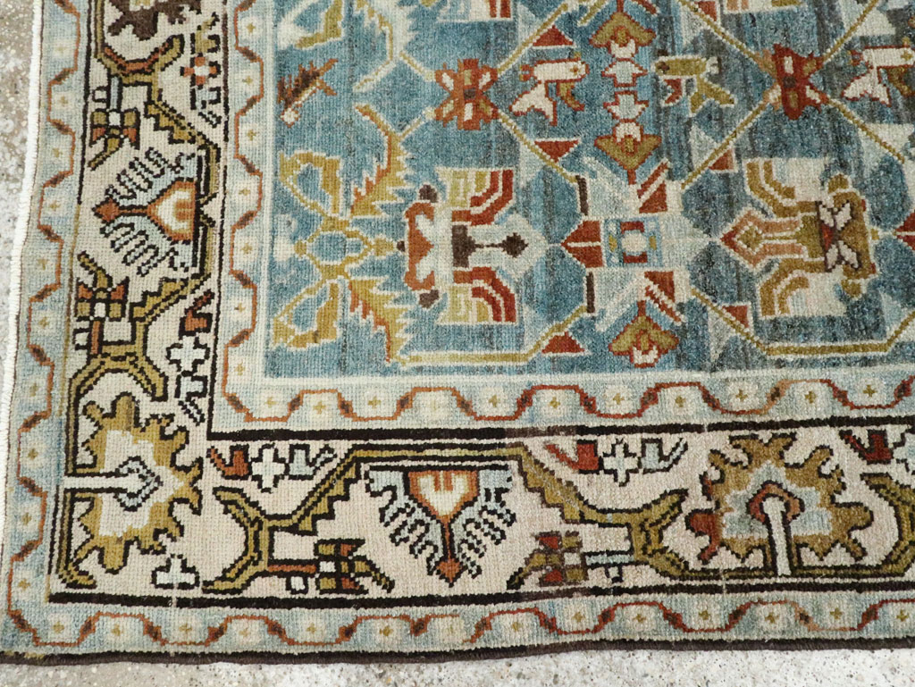 Vintage Persian Malayer Accent Rug, No.28648 - Galerie Shabab
