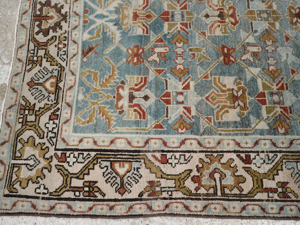Vintage Persian Malayer Accent Rug, No.28648 - Galerie Shabab
