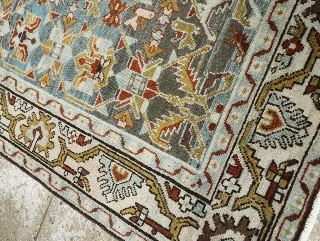 Vintage Persian Malayer Accent Rug, No.28648 - Galerie Shabab