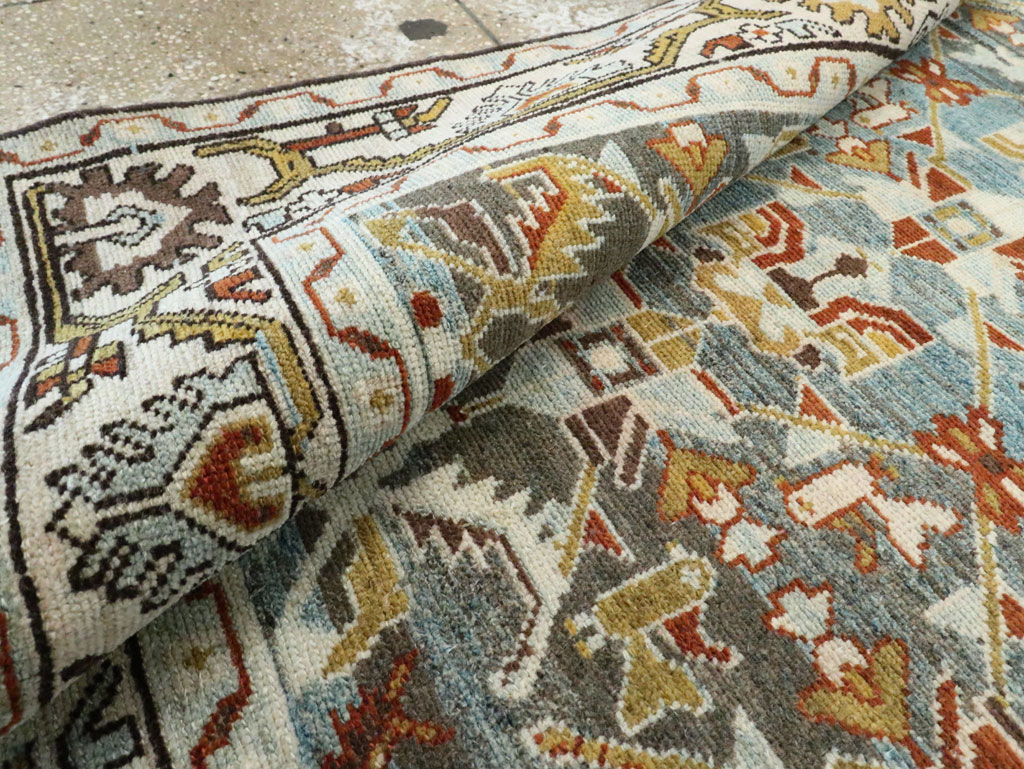 Vintage Persian Malayer Accent Rug, No.28648 - Galerie Shabab