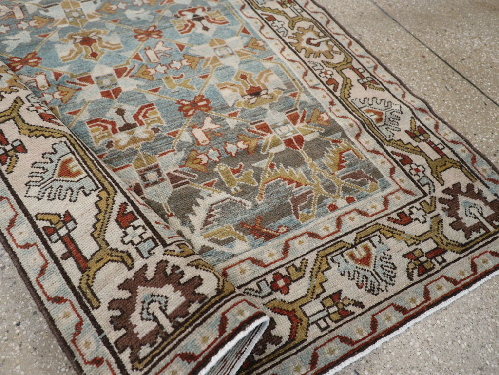 Vintage Persian Malayer Accent Rug, No.28648 - Galerie Shabab