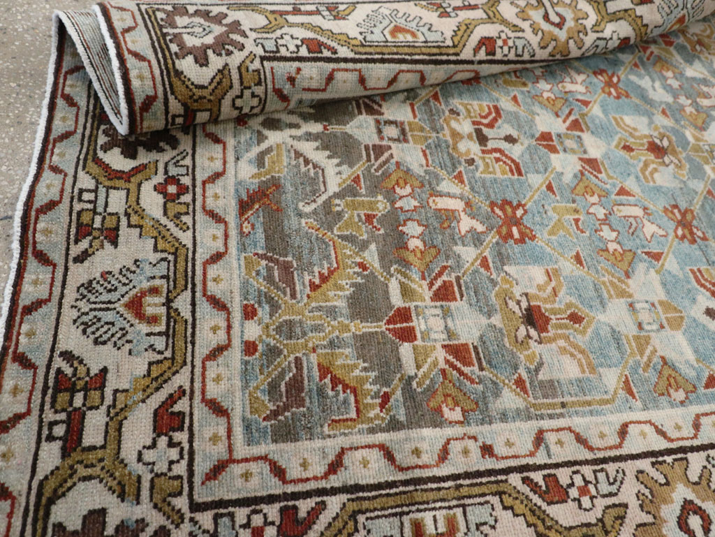 Vintage Persian Malayer Accent Rug, No.28648 - Galerie Shabab