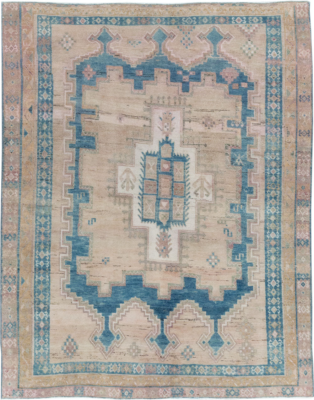 Vintage Persian Afshar Tribal Accent Rug, No.28649 - Galerie Shabab