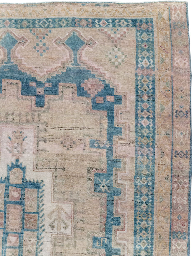 Vintage Persian Afshar Tribal Accent Rug, No.28649 - Galerie Shabab