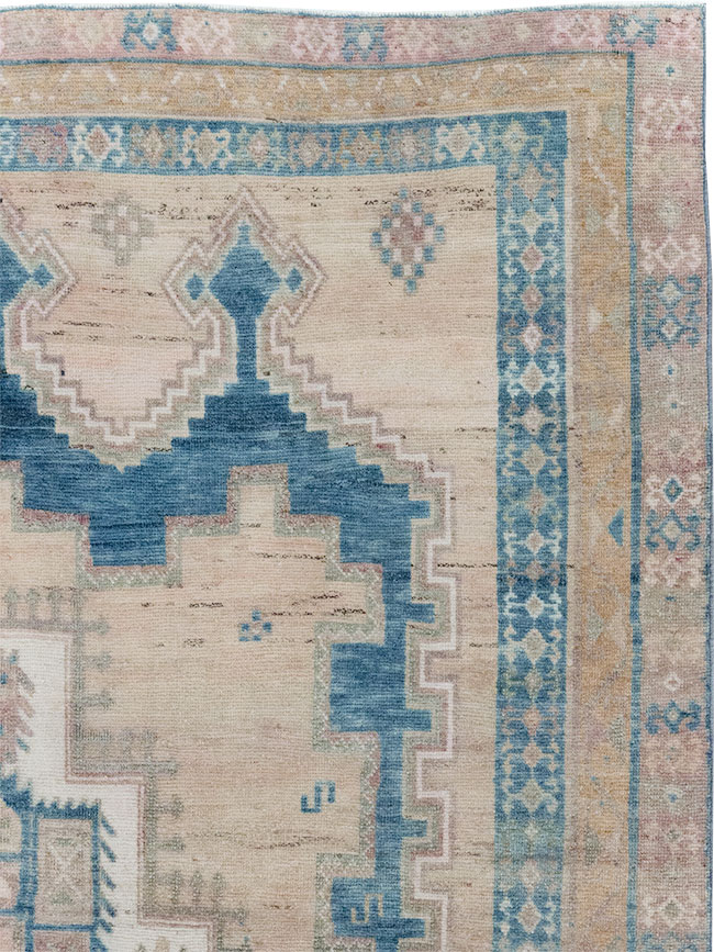Vintage Persian Afshar Tribal Accent Rug, No.28649 - Galerie Shabab