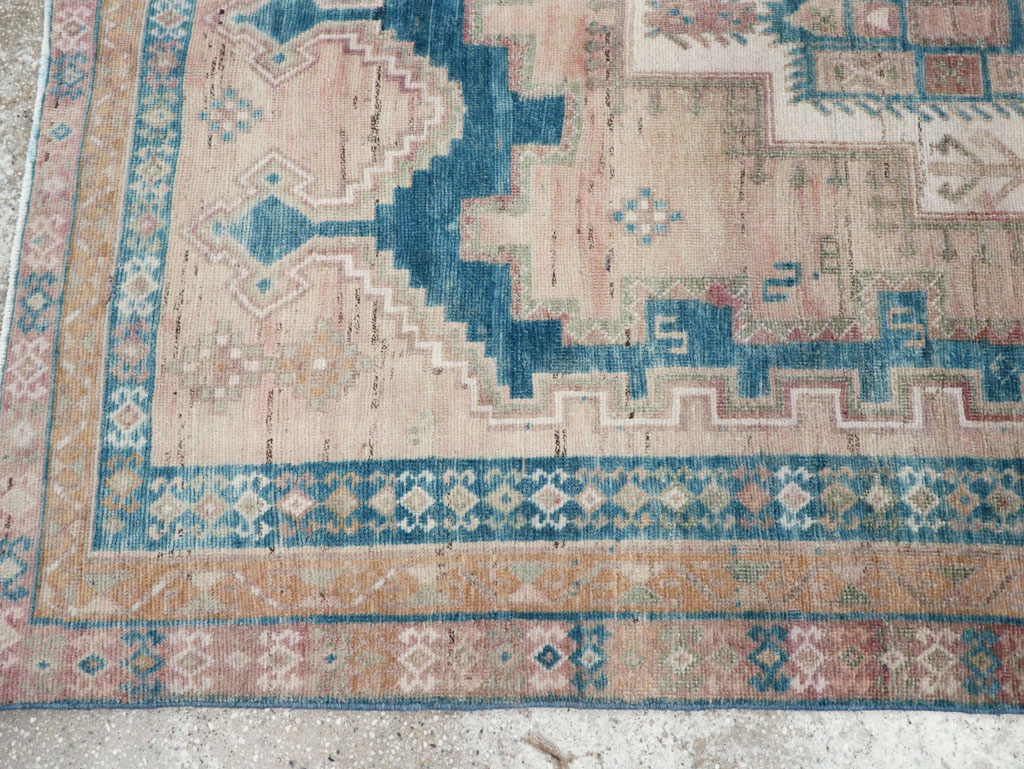 Vintage Persian Afshar Tribal Accent Rug, No.28649 - Galerie Shabab