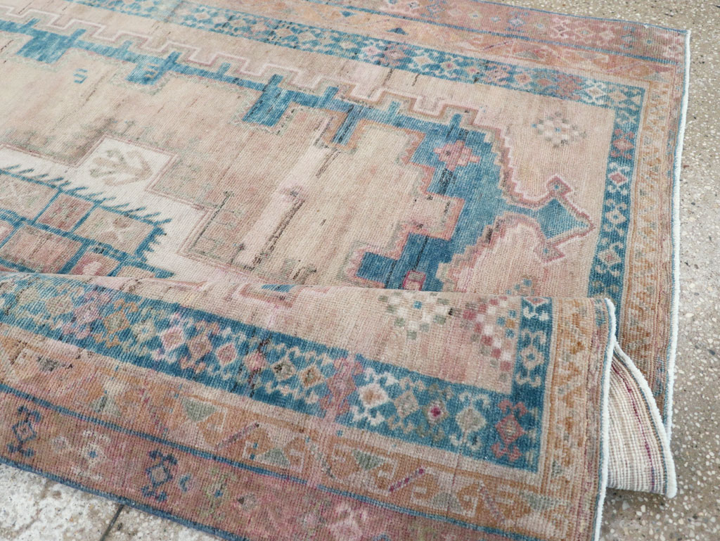 Vintage Persian Afshar Tribal Accent Rug, No.28649 - Galerie Shabab