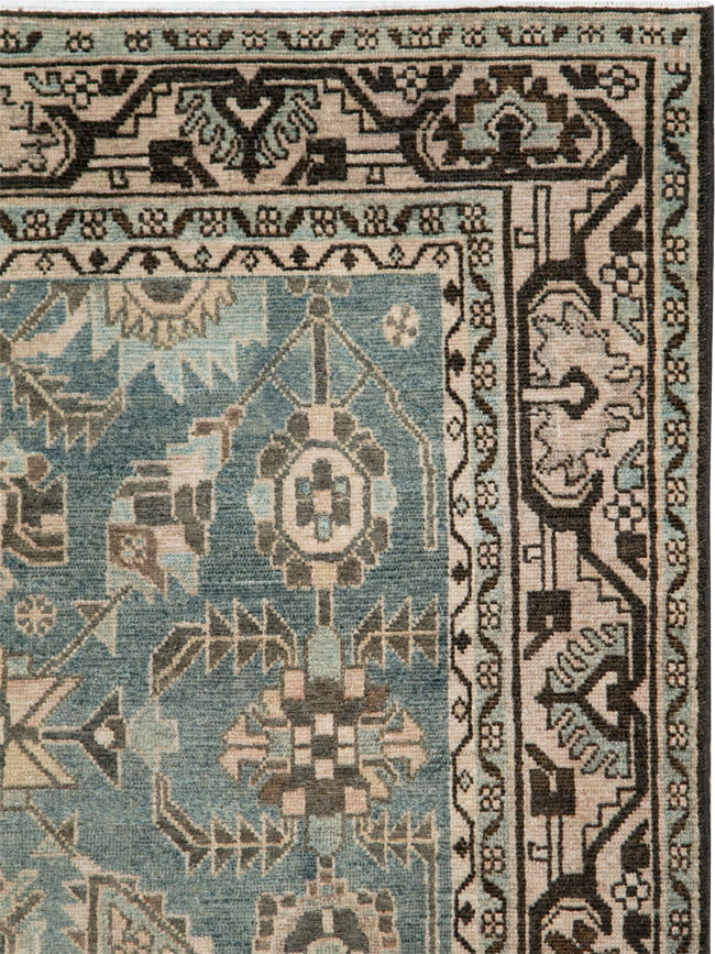 Vintage Persian Malayer Accent Rug, No.28650 - Galerie Shabab