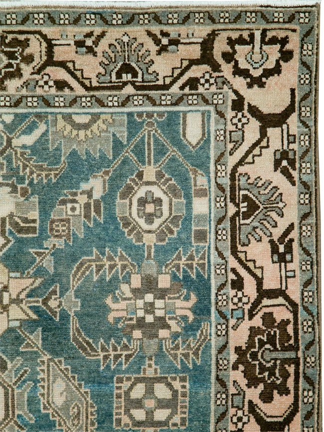 Vintage Persian Malayer Accent Rug, No.28652 - Galerie Shabab