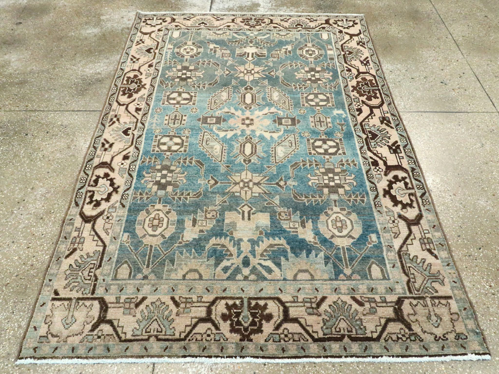 Vintage Persian Malayer Accent Rug, No.28652 - Galerie Shabab