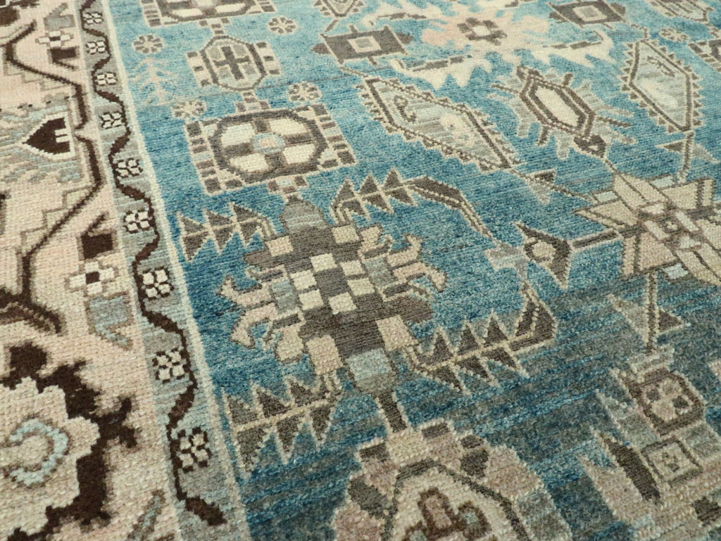 Vintage Persian Malayer Accent Rug, No.28652 - Galerie Shabab
