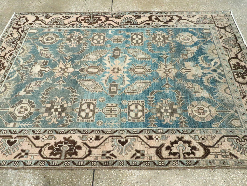 Vintage Persian Malayer Accent Rug, No.28652 - Galerie Shabab