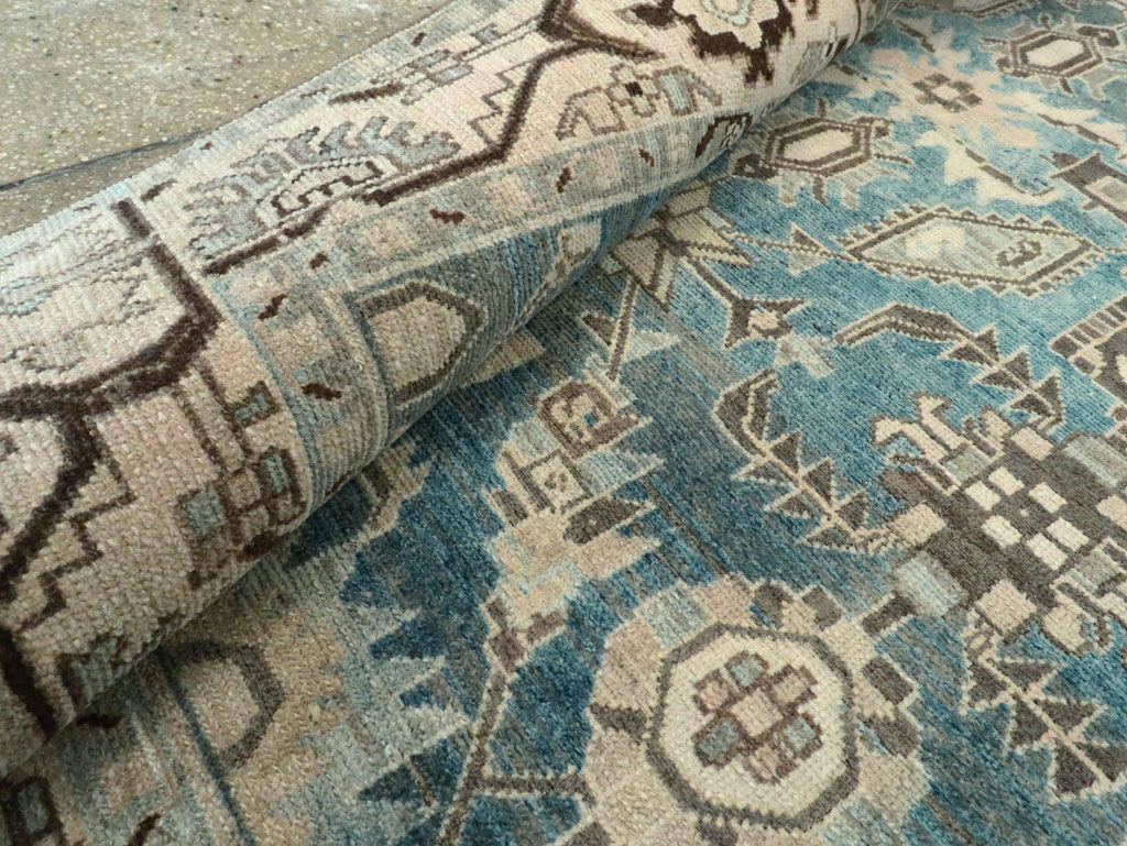 Vintage Persian Malayer Accent Rug, No.28652 - Galerie Shabab