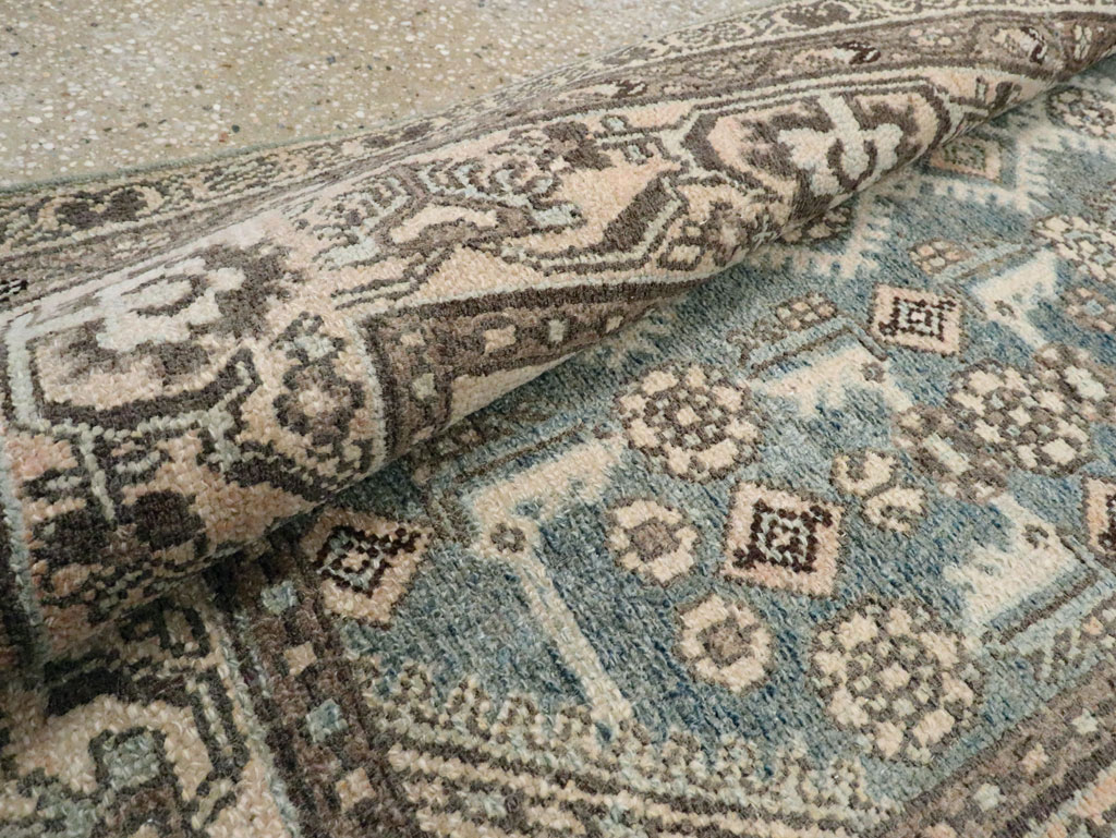 Vintage Persian Malayer Throw Rug, No.28653 - Galerie Shabab