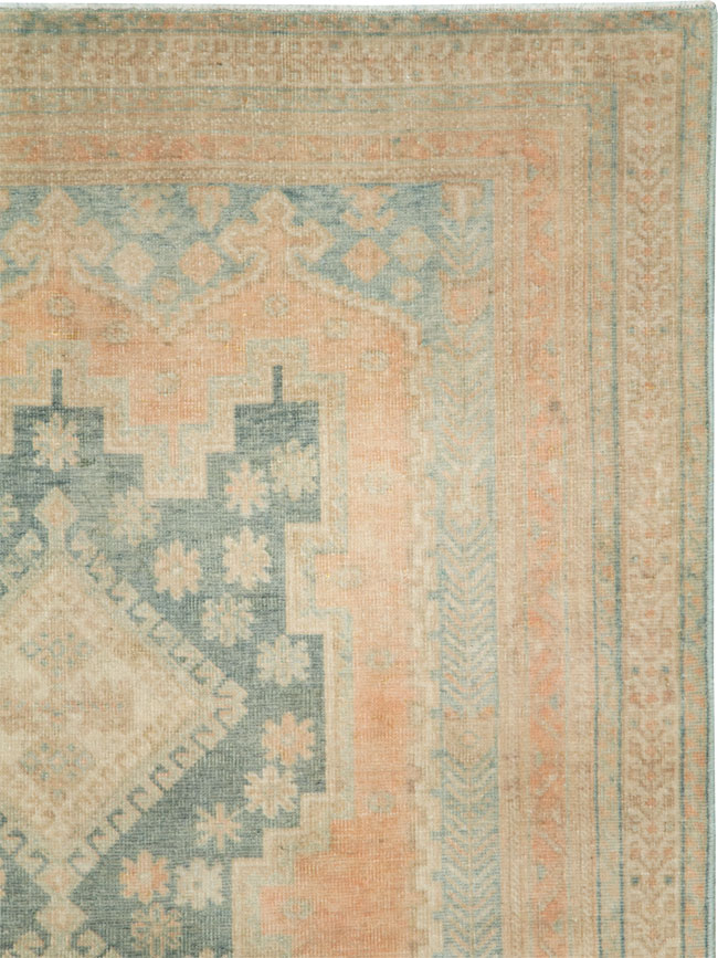 Vintage Persian Afshar Throw Rug, No.28654 - Galerie Shabab