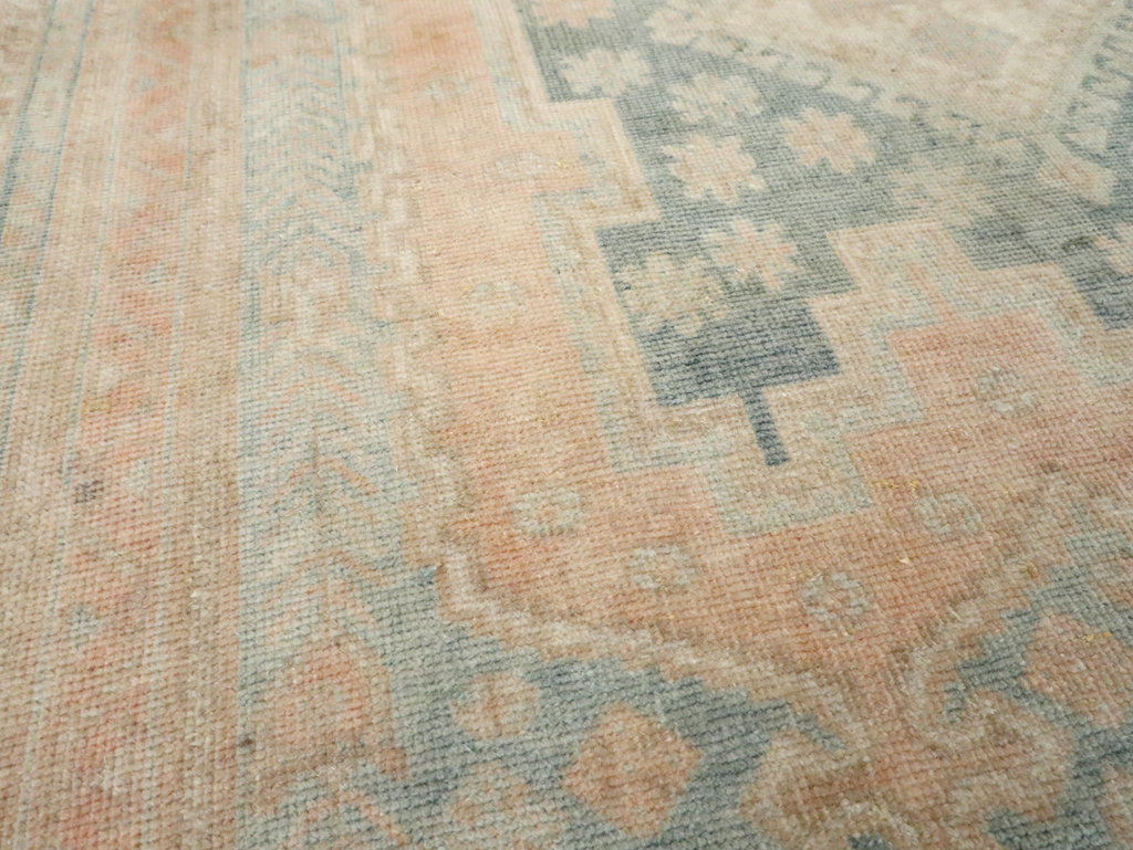Vintage Persian Afshar Throw Rug, No.28654 - Galerie Shabab