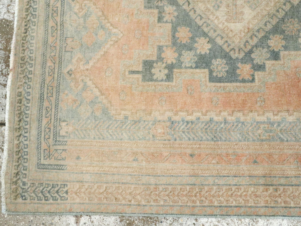 Vintage Persian Afshar Throw Rug, No.28654 - Galerie Shabab