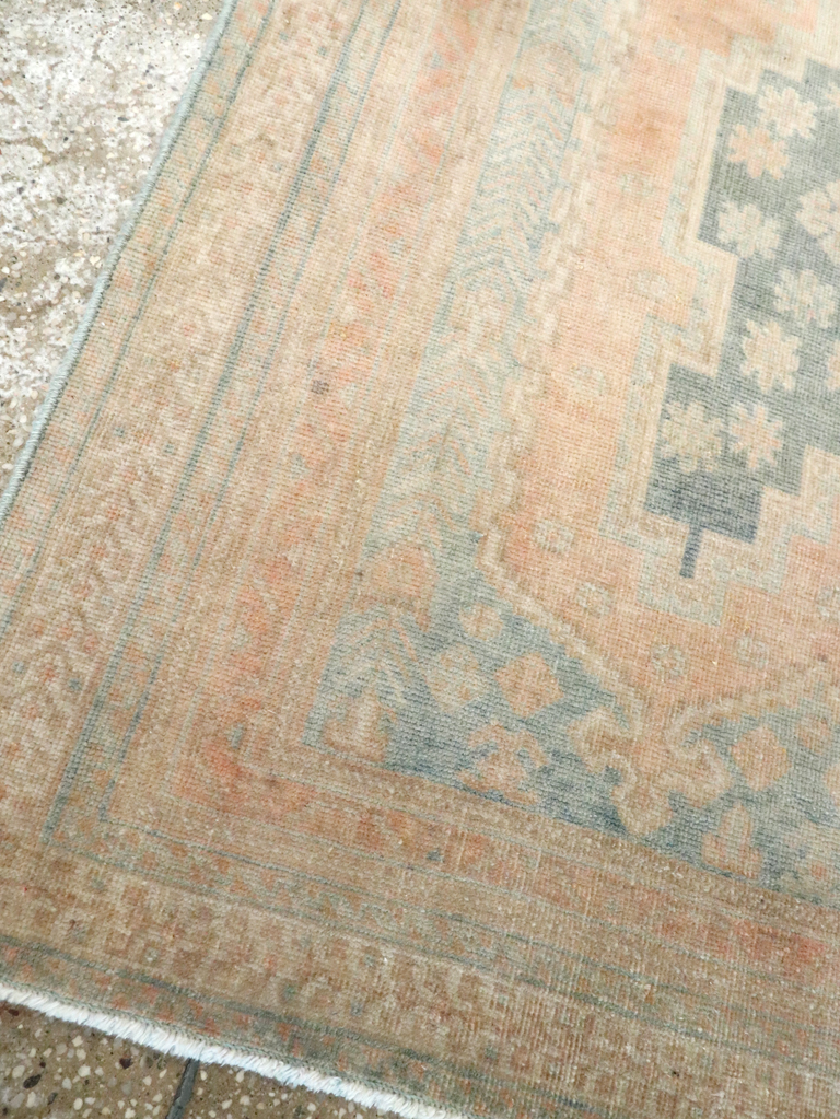 Vintage Persian Afshar Throw Rug, No.28654 - Galerie Shabab