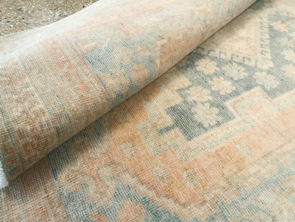 Vintage Persian Afshar Throw Rug, No.28654 - Galerie Shabab