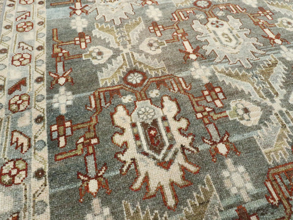 Vintage Persian Malayer Accent Rug, No.28656 - Galerie Shabab