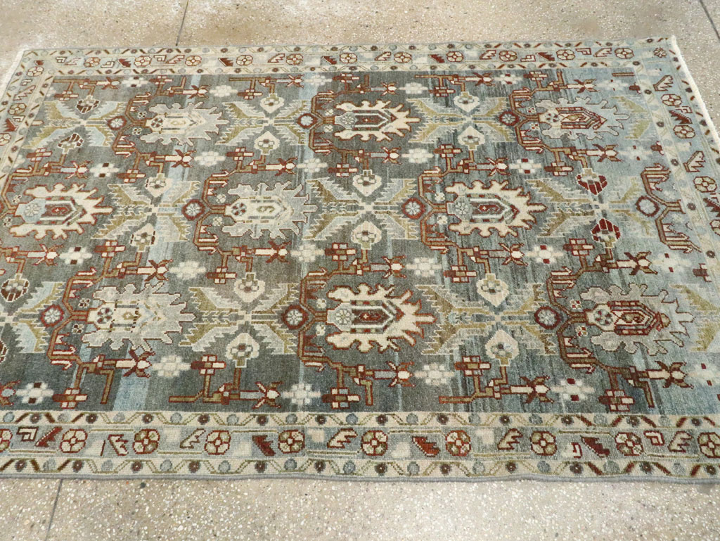 Vintage Persian Malayer Accent Rug, No.28656 - Galerie Shabab