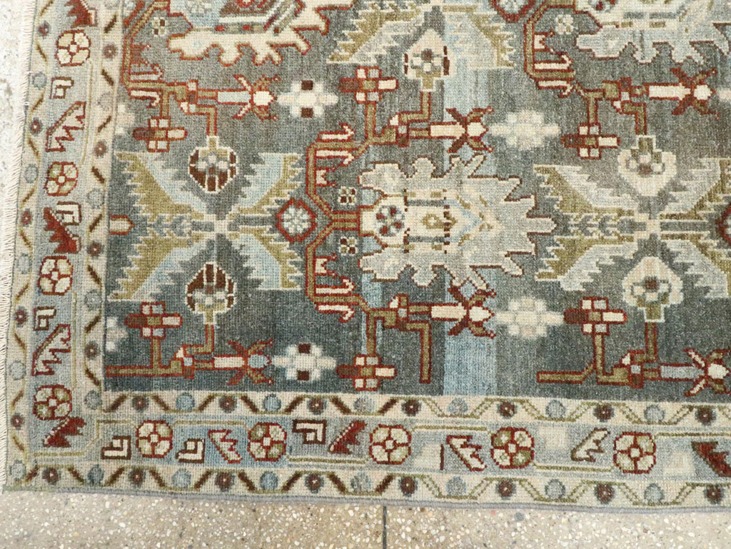 Vintage Persian Malayer Accent Rug, No.28656 - Galerie Shabab