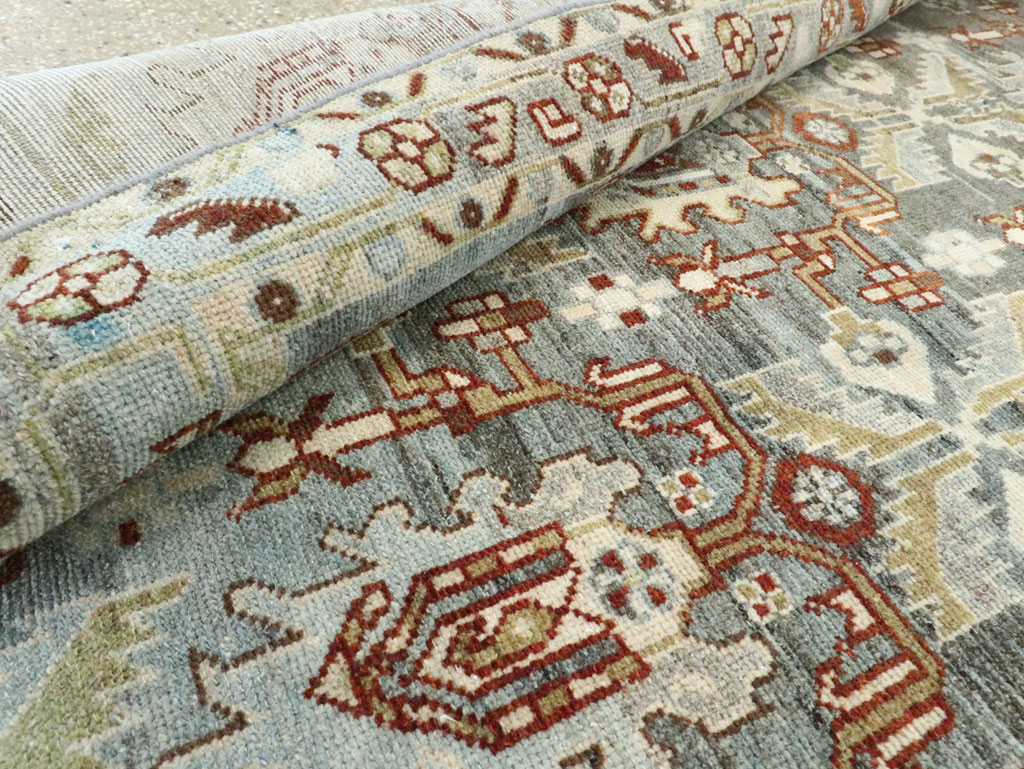 Vintage Persian Malayer Accent Rug, No.28656 - Galerie Shabab