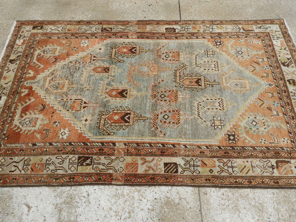 Antique Persian Malayer Accent Rug, No.28658 - Galerie Shabab