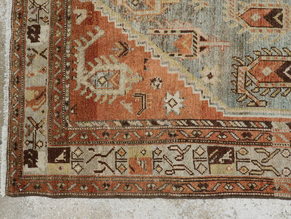 Antique Persian Malayer Accent Rug, No.28658 - Galerie Shabab