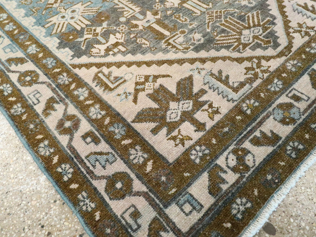 Vintage Persian Malayer Accent Rug, No.28659 - Galerie Shabab