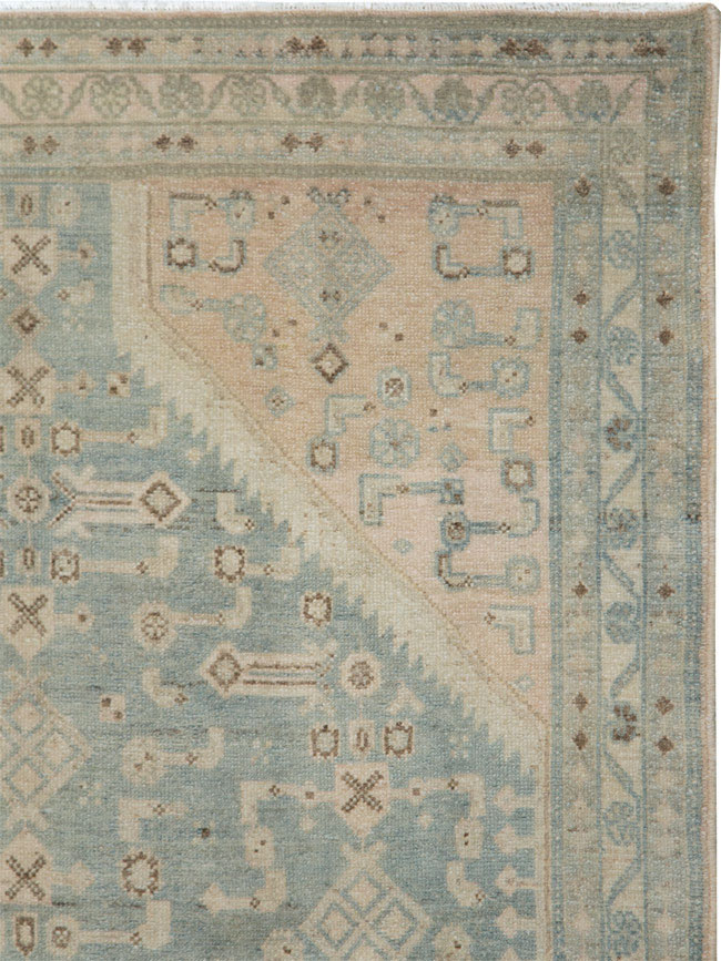 Vintage Persian Malayer Accent Rug, No.28660 - Galerie Shabab