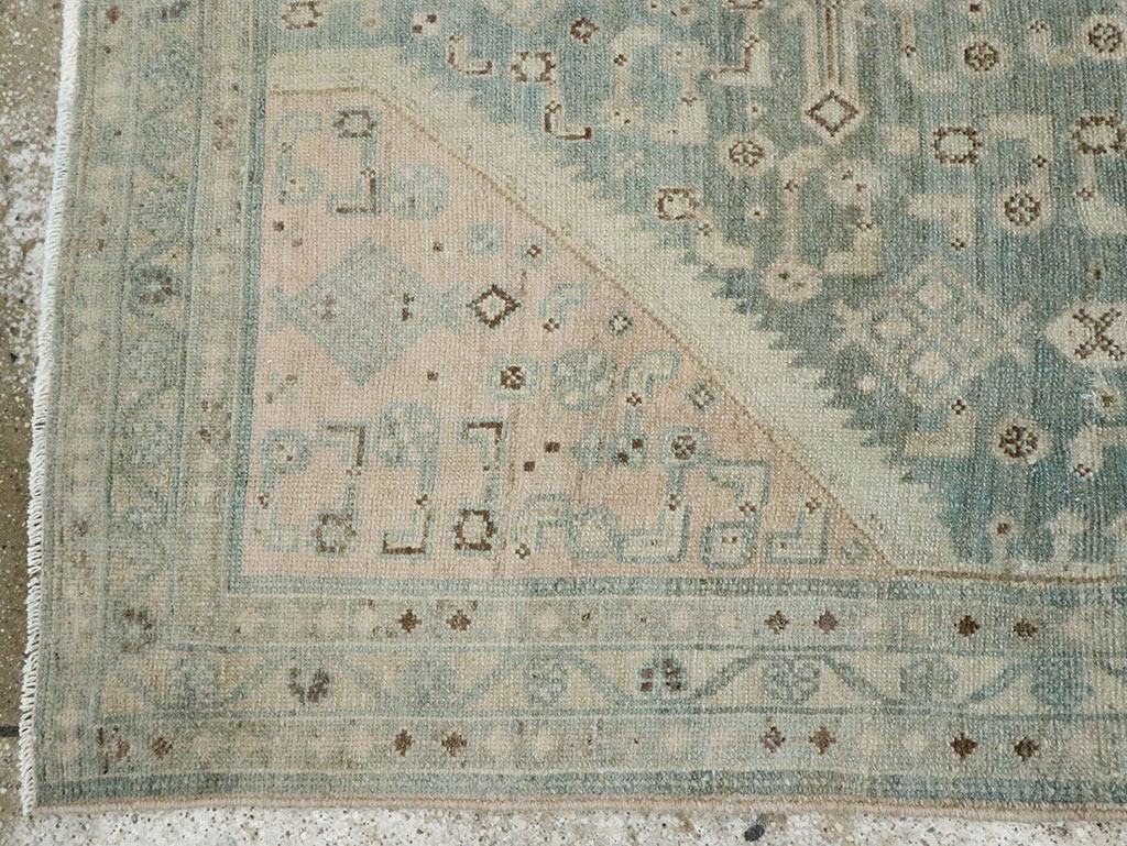 Vintage Persian Malayer Accent Rug, No.28660 - Galerie Shabab