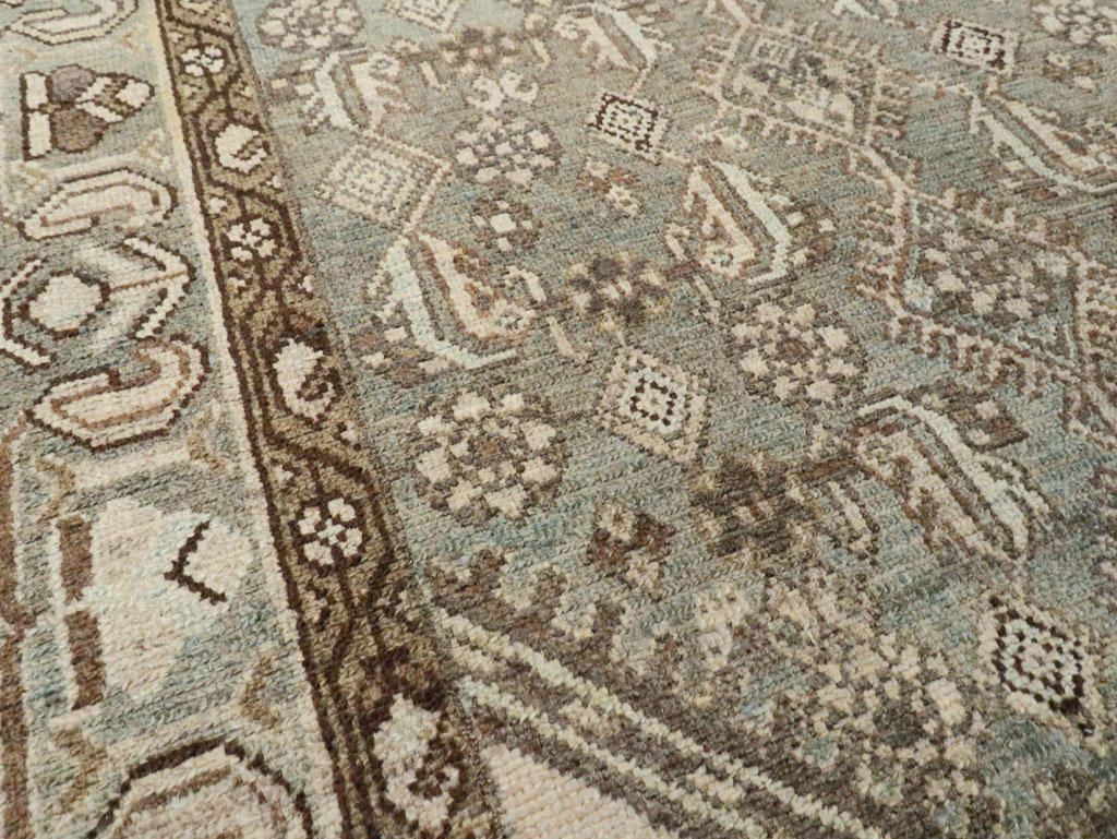 Vintage Persian Malayer Throw Rug, No.28661 - Galerie Shabab