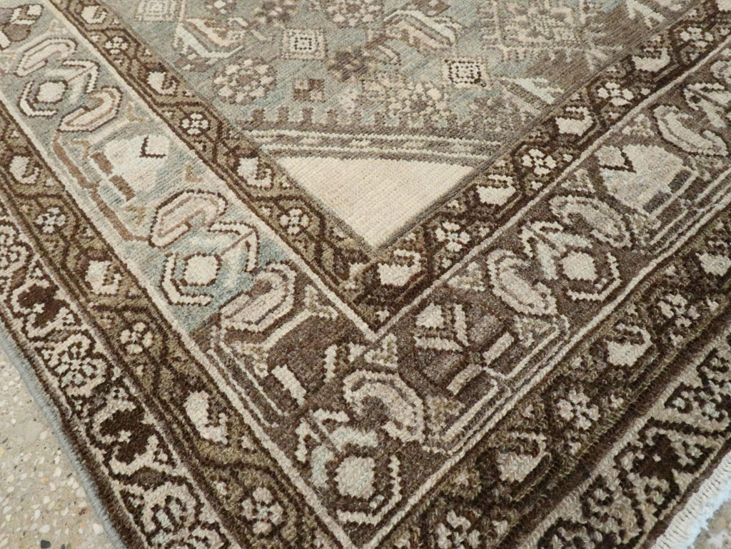 Vintage Persian Malayer Throw Rug, No.28661 - Galerie Shabab