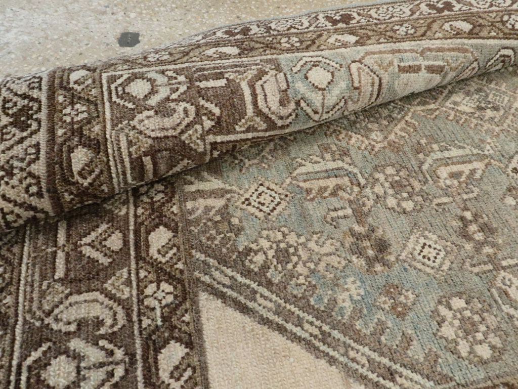 Vintage Persian Malayer Throw Rug, No.28661 - Galerie Shabab