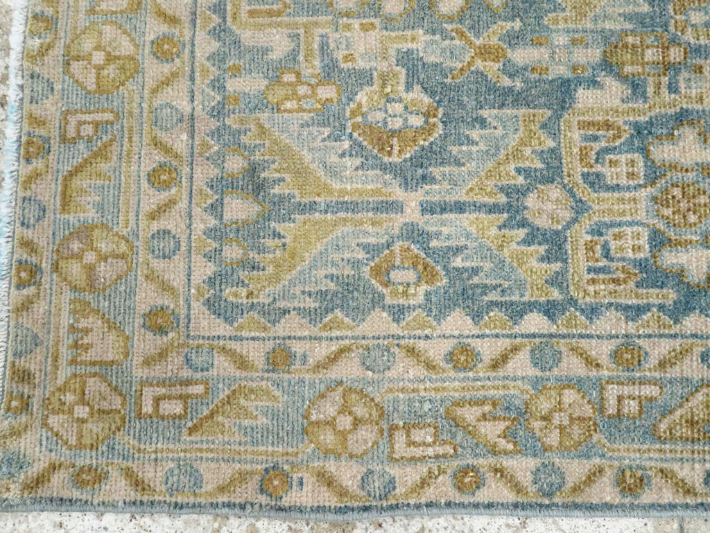 Vintage Persian Malayer Throw Rug, No.28662 - Galerie Shabab