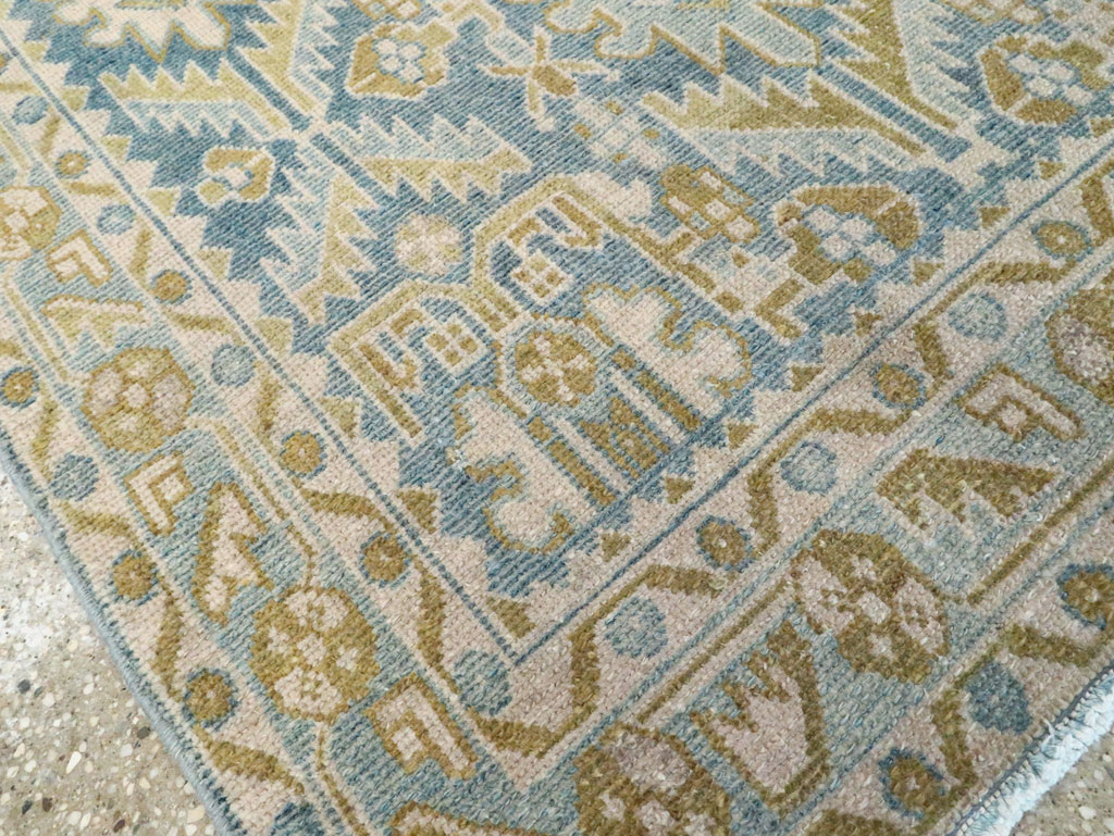 Vintage Persian Malayer Throw Rug, No.28662 - Galerie Shabab