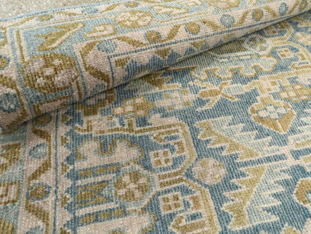 Vintage Persian Malayer Throw Rug, No.28662 - Galerie Shabab