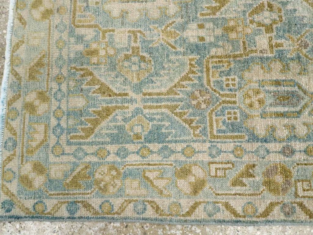 Vintage Persian Malayer Throw Rug, No.28663 - Galerie Shabab