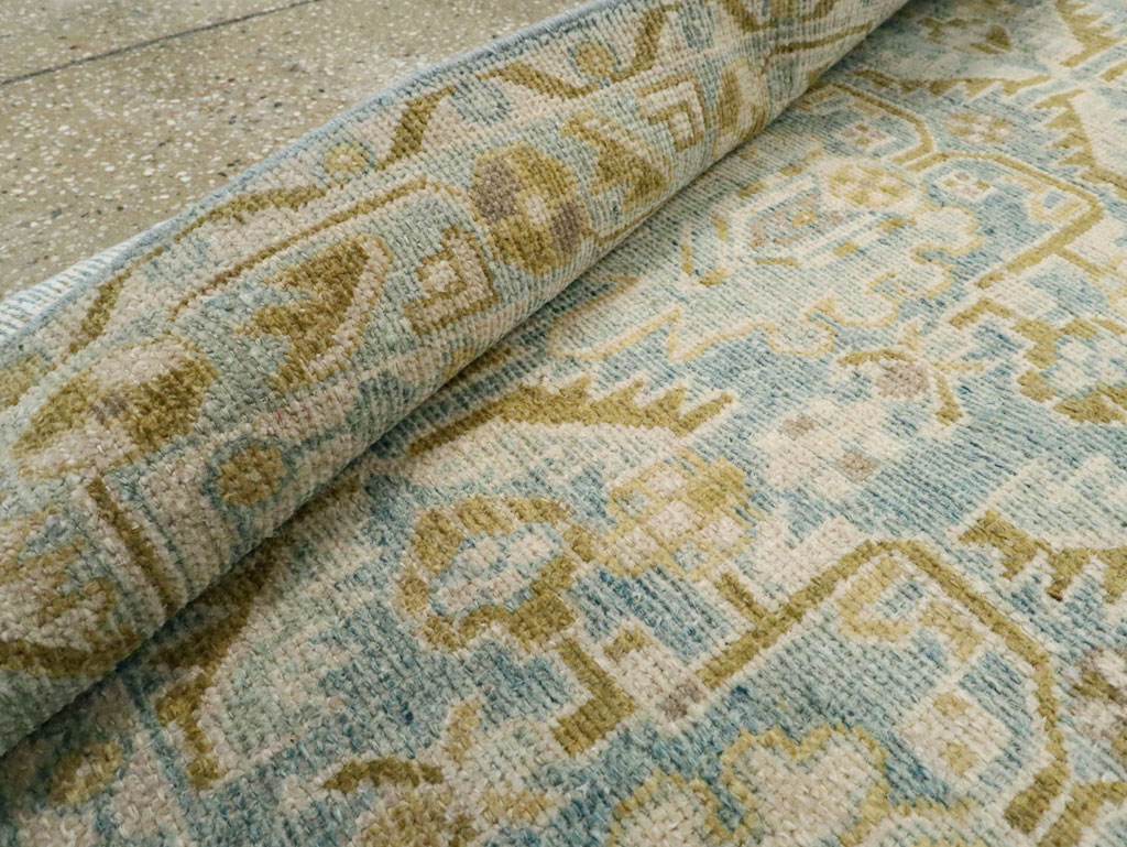 Vintage Persian Malayer Throw Rug, No.28663 - Galerie Shabab