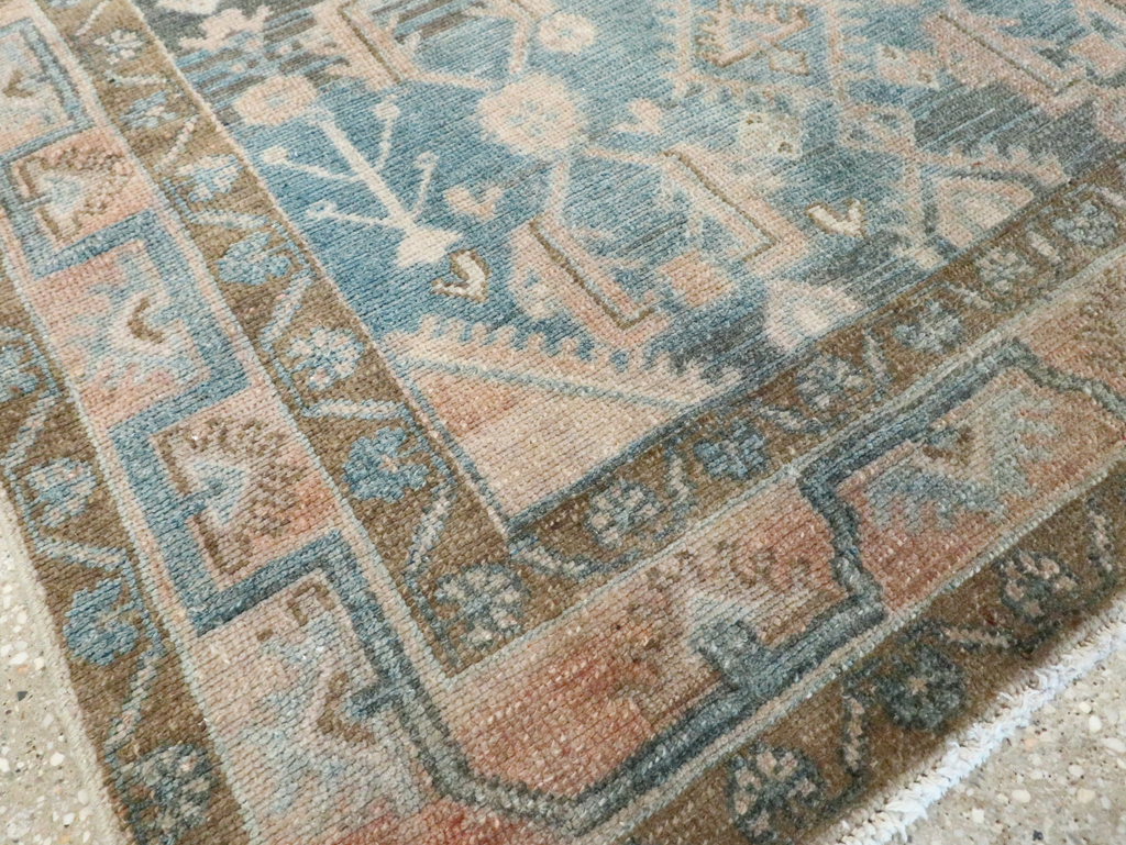 Vintage Persian Malayer Throw Rug, No.28665 - Galerie Shabab