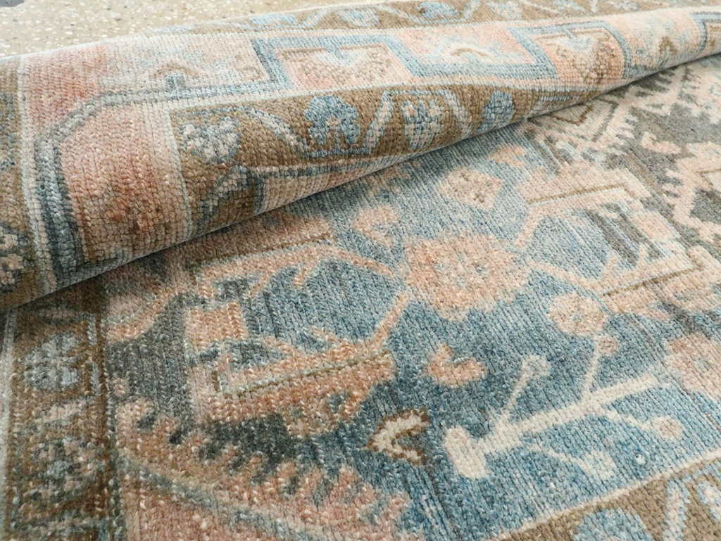 Vintage Persian Malayer Throw Rug, No.28665 - Galerie Shabab