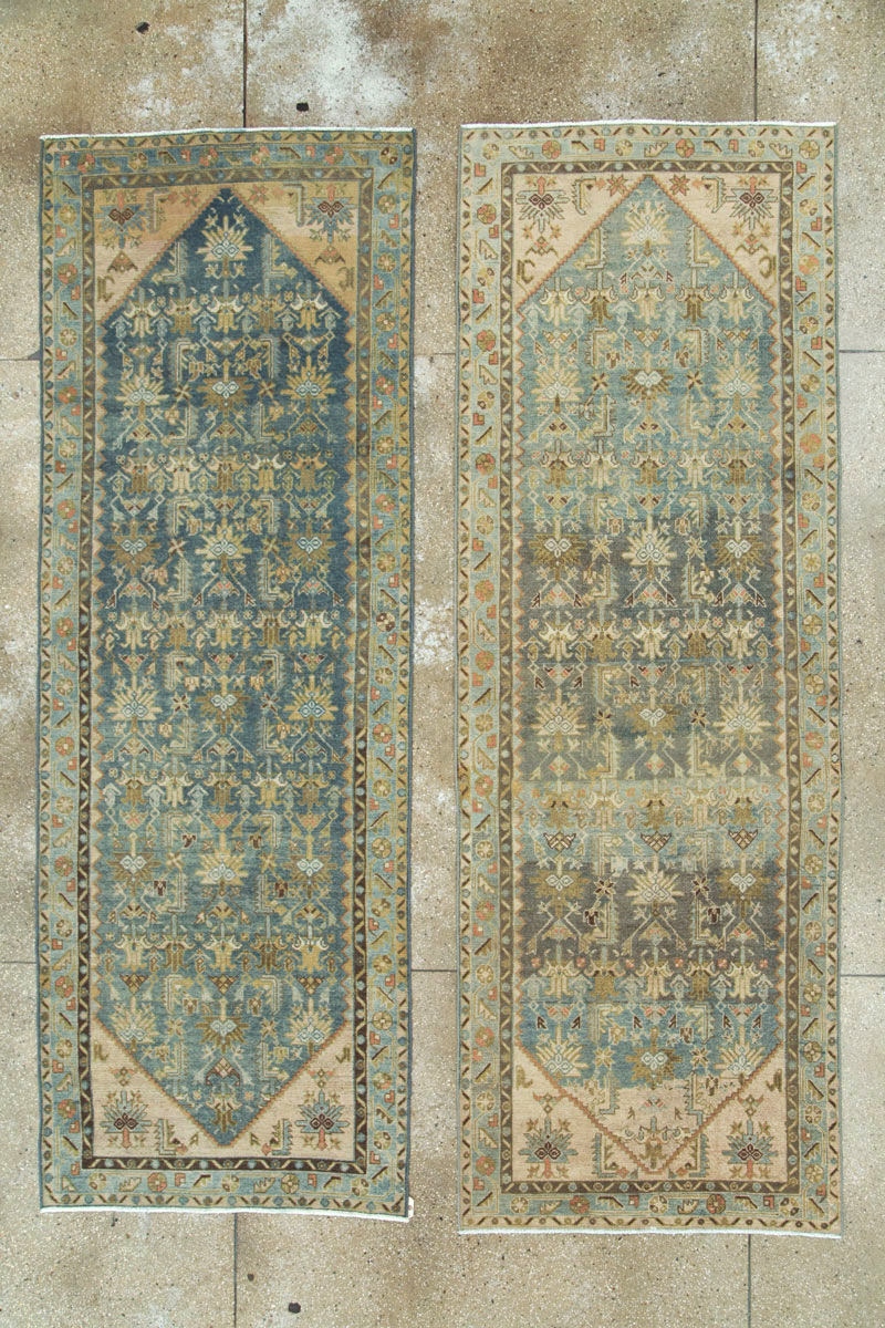 Vintage Persian Malayer Runner, No.28668 - Galerie Shabab