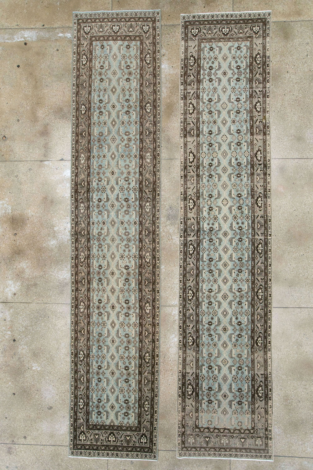 Vintage Persian Malayer Long Runner (Pair: 1 of 2), No.28669 - Galerie Shabab